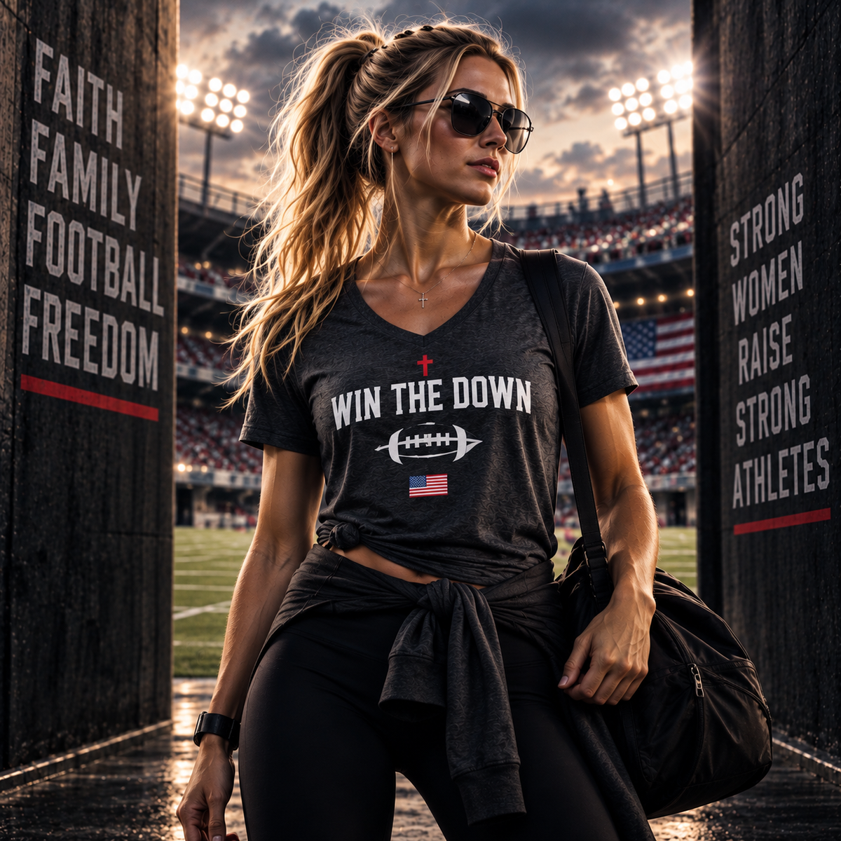 WIN THE DOWN™ Women's Signature Tee
